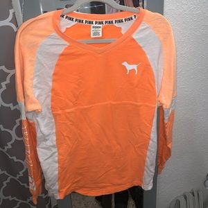 PINK long sleeve crew